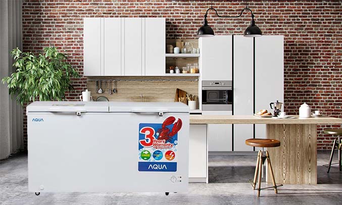 Tủ đông Aqua 2 ngăn AQF-R490 tiết kiệm điện