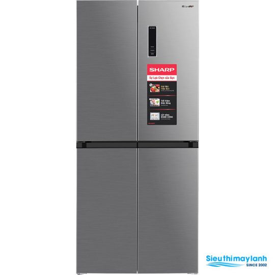 Tủ lạnh Sharp Inverter 362 lít 4 cửa SJ-FX420V-SL Multi Door 