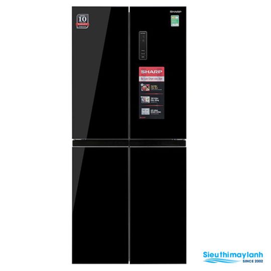 Tủ lạnh Sharp Inverter 362 lít 4 cửa SJ-FX420VG-BK Multi Door