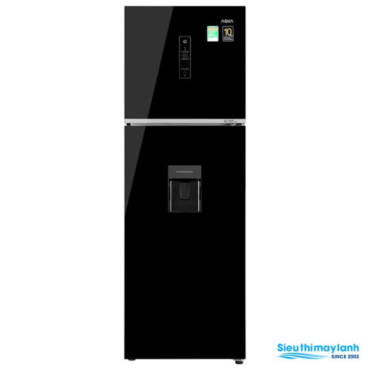 Tủ lạnh Aqua Inverter 344 lít 2 cửa AQR-T389FA.WGB ngăn đá trên