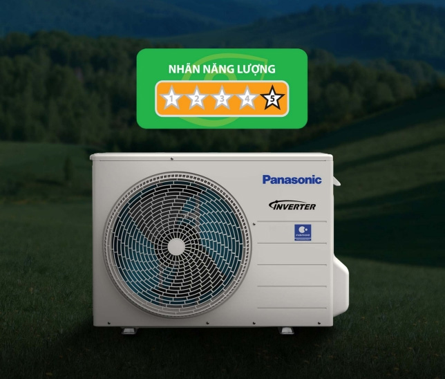 Công nghệ Inverter và AI ECO – Tiết kiệm điện hiệu quả Máy lạnh 1 chiều Panasonic Inverter CU/CS-AU12BKH-8