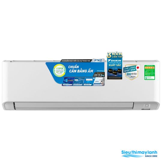 Máy lạnh treo tường Daikin FTKZ25VVMV (1.0 HP - 1.0 Ngựa) Inverter